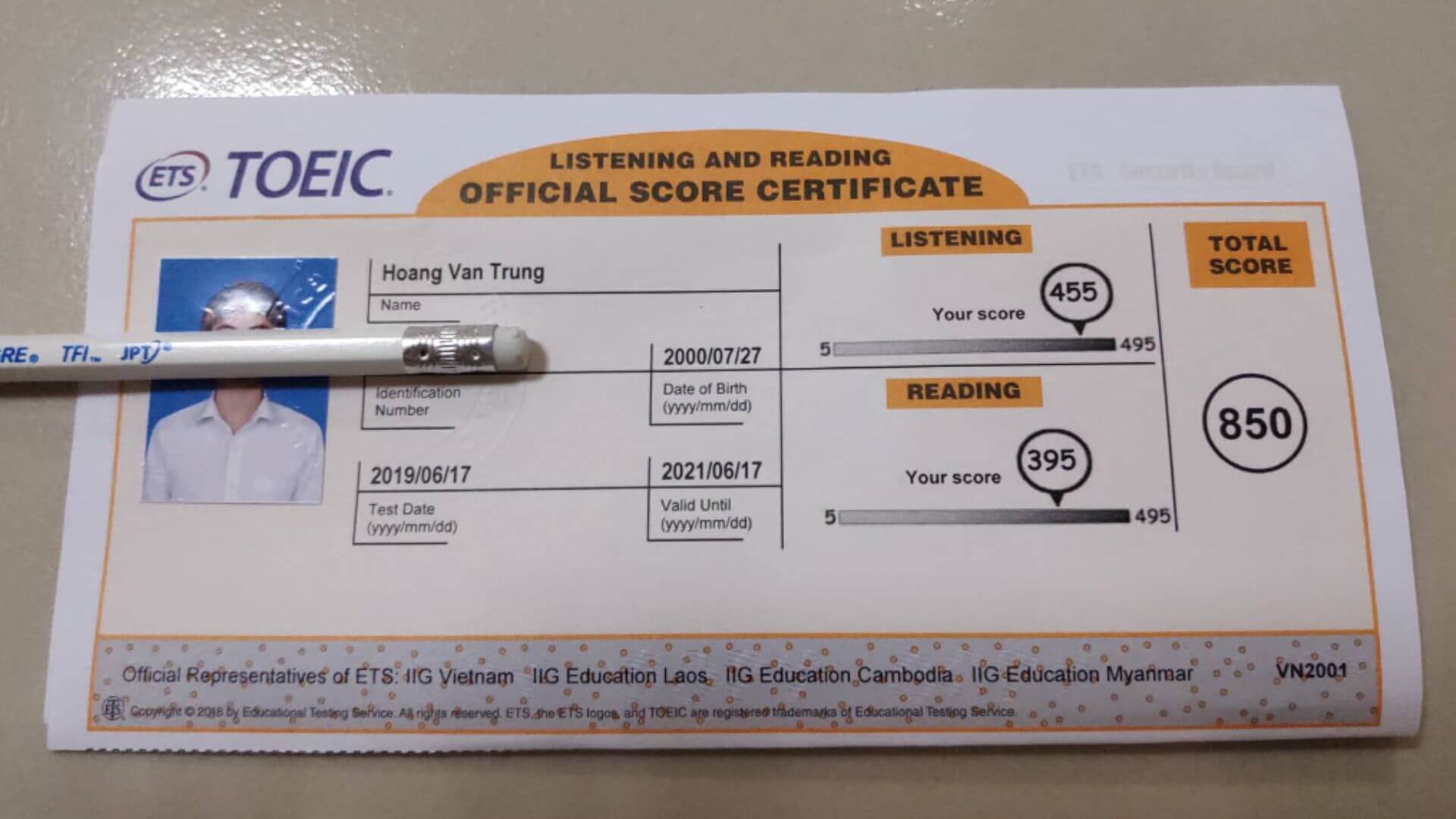 Thi TOEIC lần đầu